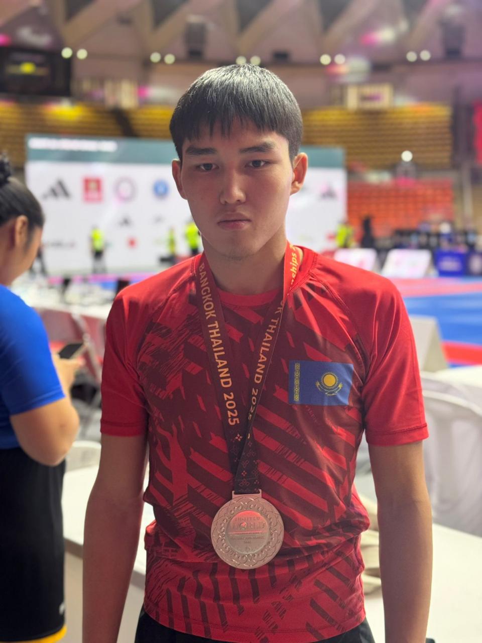 Чемпионат Мира по джиу-джитсу Батырбек А.-2 место (56 кг., но-ги)