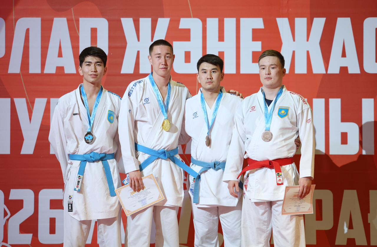 ҚАДЫРҒАЛИ АЛИХАН КАРАТЭ WKF-ТЕН 84 КЕЛІДЕ ҚАЗАҚСТАН ЧЕМПИОНЫ АТАНДЫ