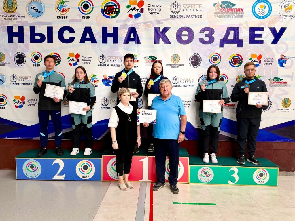Алматы қаласы Жоғары спорт шеберлігі мектебінің мергендері Қазақстан чемпионатын сәтті бастады