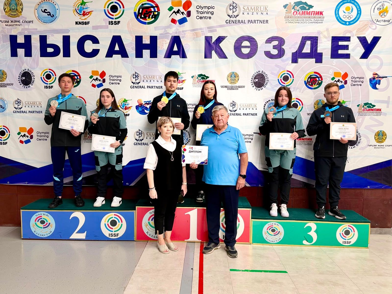 Алматы қаласы Жоғары спорт шеберлігі мектебінің мергендері Қазақстан чемпионатын сәтті бастады