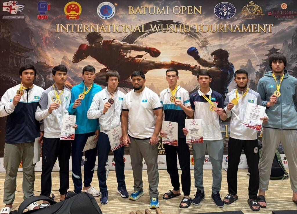 Batumi Open халықаралық турнирінде ушу-саньда бөлімі 8 медаль жеңіп алды
